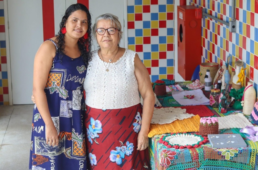 Aulas de artesanato estimulam empreendedorismo em escola municipal