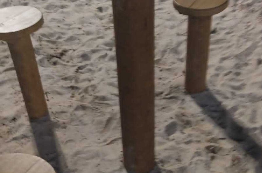 Praça Osório Calheiros Gatto na Pitanguinha tem mesa de jogos furtada por vândalos
