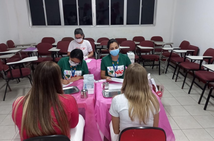 Outubro Verde: Saúde realiza ações de prevenção à sífilis congênita para a comunidade