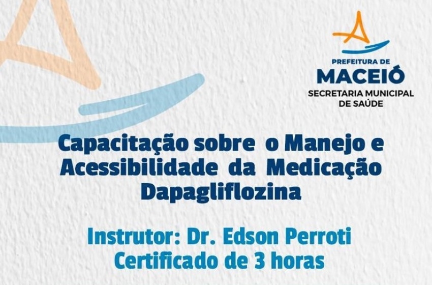 Saúde abre inscrições para curso sobre prescrição de medicação para diabéticos