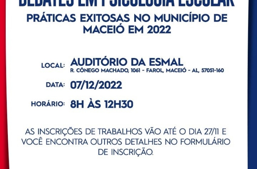 Secretaria de Educação realiza evento sobre psicologia escolar
