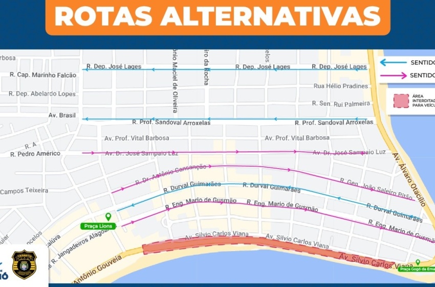 Abertura do Natal de Todos Nós modifica trânsito da orla nesta quarta-feira (7)