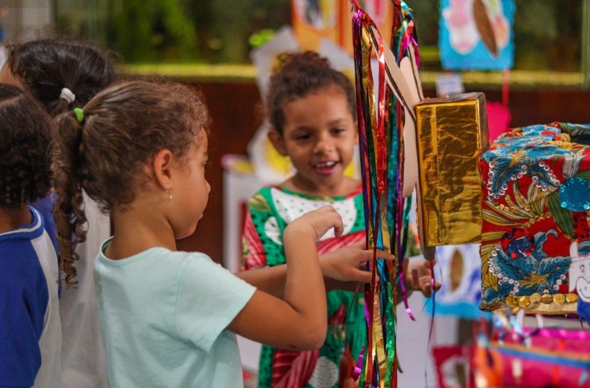 5ª Expoarte apresenta projetos feitos por estudantes da creche Suzana Palmeira