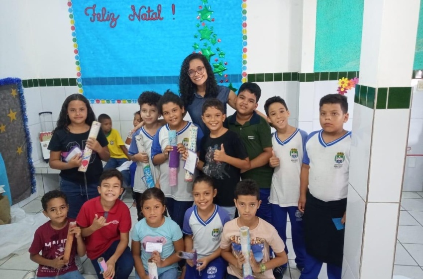 Escola municipal trabalha poesia de forma inovadora em sala de aula