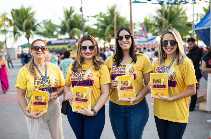 Réveillon de Maceió contará com ações de combate ao assédio contra as mulheres