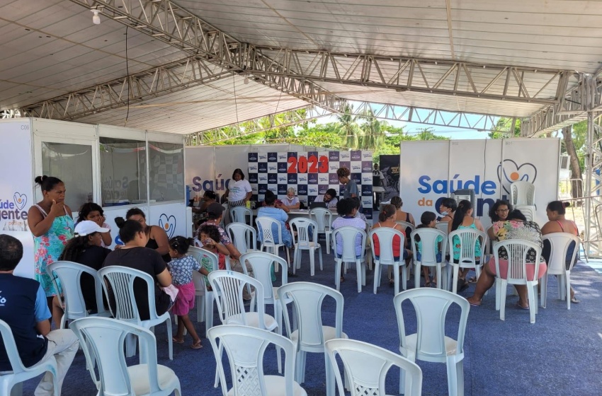 Saúde da Gente chega à Orla Lagunar e população aprova o atendimento itinerante