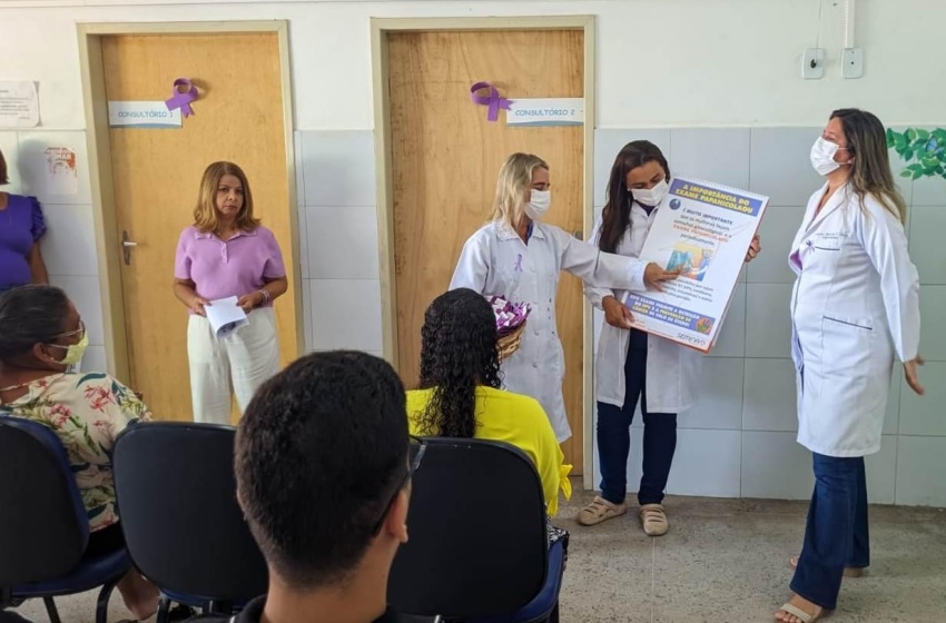 Unidades de Saúde realizam ações alusivas ao Março Lilás