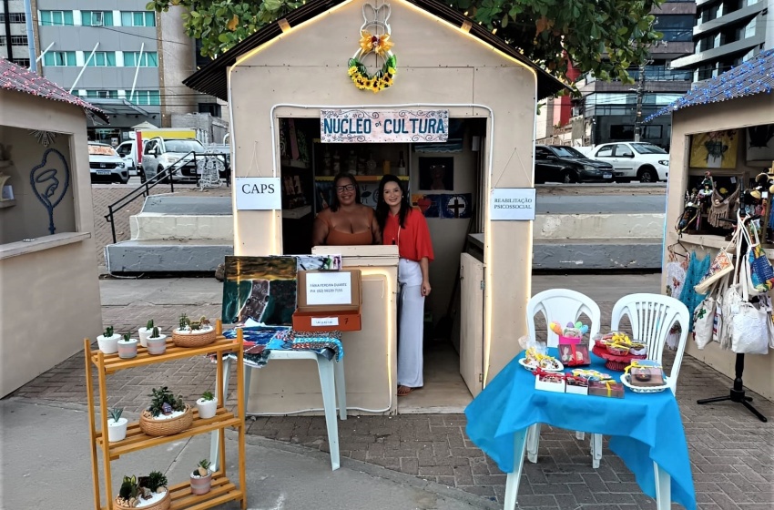Centros de Atenção Psicossocial expõem produtos artesanais na Vila da Páscoa