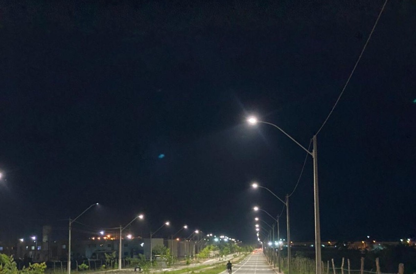 Prefeitura amplia rede de iluminação pública nos residenciais Alamedas
