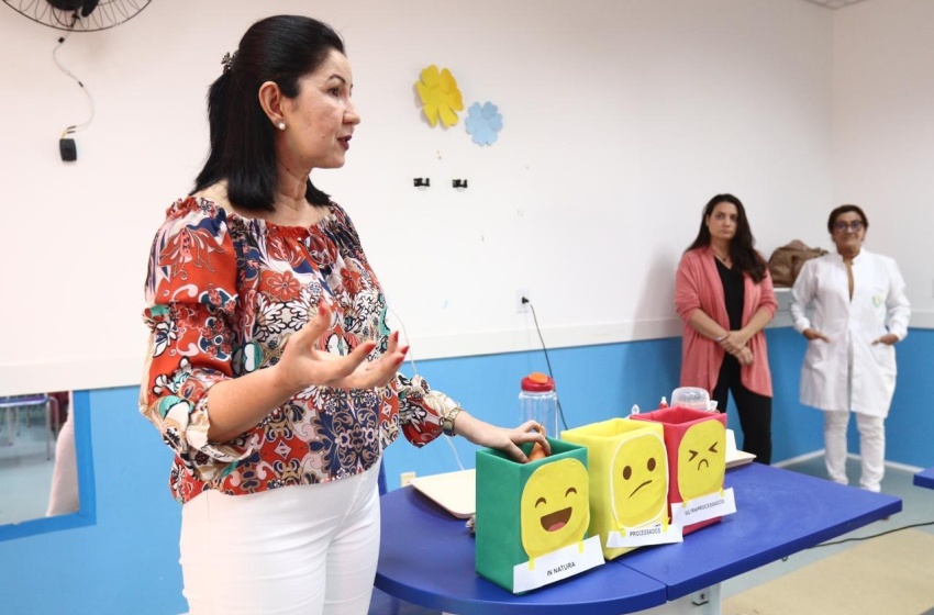 Educação nutricional chega às escolas municipais com orientações sobre alimentação saudável