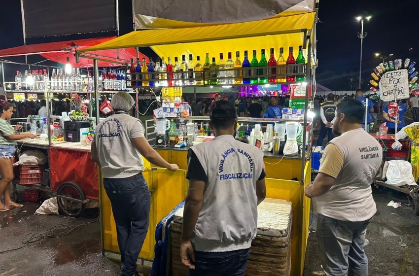 Vigilância Sanitária fiscaliza ambulantes para garantir qualidade de alimentos e bebidas