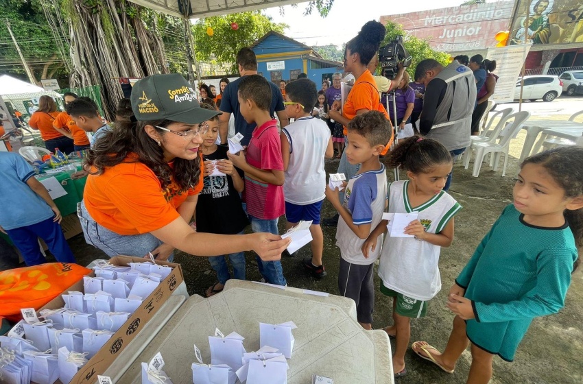 Saúde realiza ações socioeducativas na abertura da campanha "Somos Meio Ambiente"