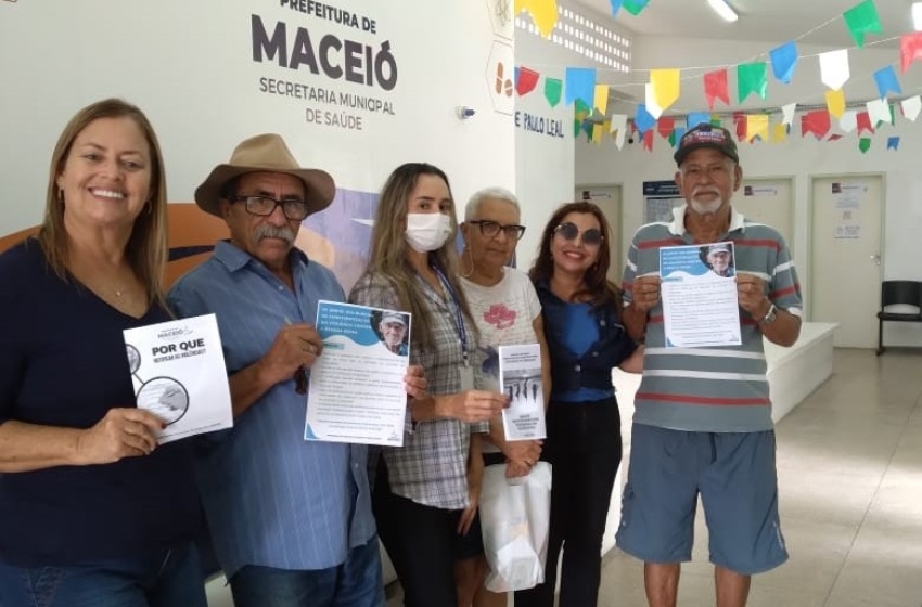 Ação em unidades de saúde alerta profissionais sobre violência contra a pessoa idosa