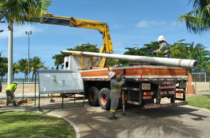 Complexos esportivos de várias regiões de Maceió ganham iluminação em LED