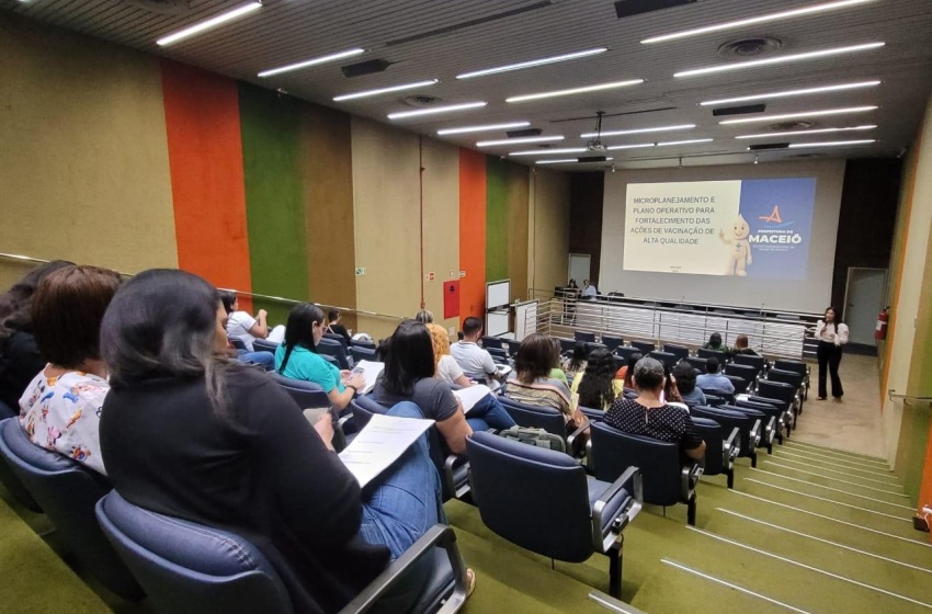 Treinamento aborda fortalecimento de ações de vacinação em Maceió