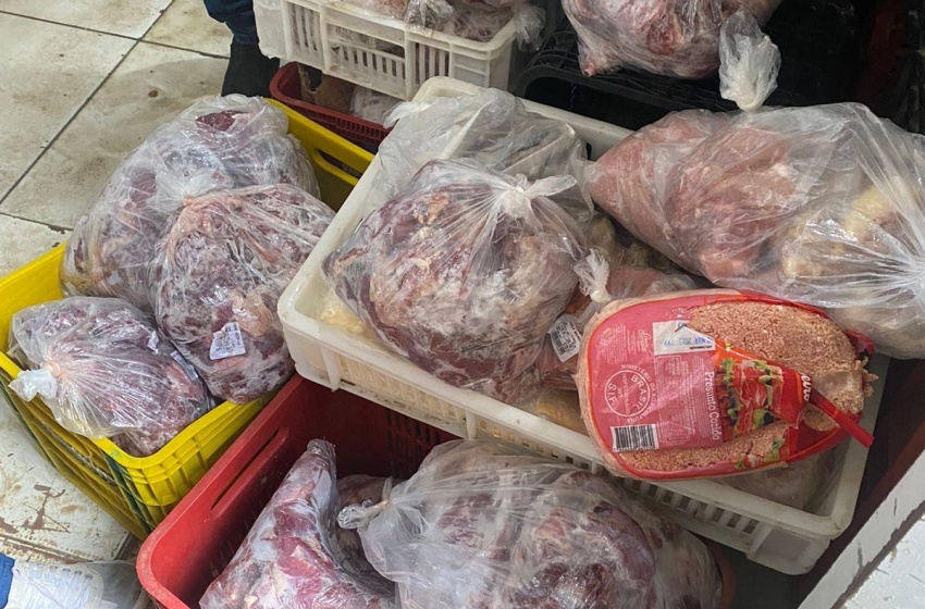 Vigilância Sanitária apreende 400 kg de carnes impróprias para consumo