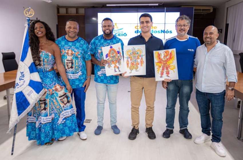 Prefeitura se reúne com representantes da Beija-Flor, que apresentará Maceió na Marquês de Sapucaí