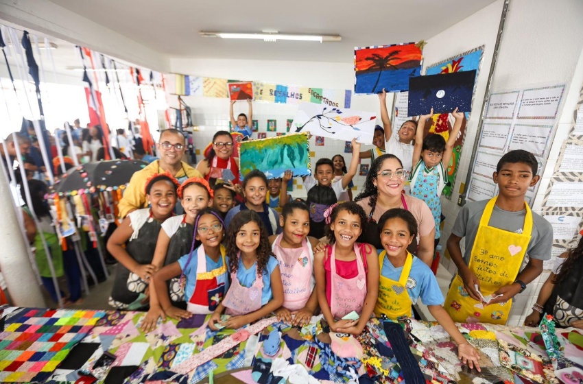 Estudantes expõem trabalhos em feira de ciências sobre sustentabilidade e preservação ambiental