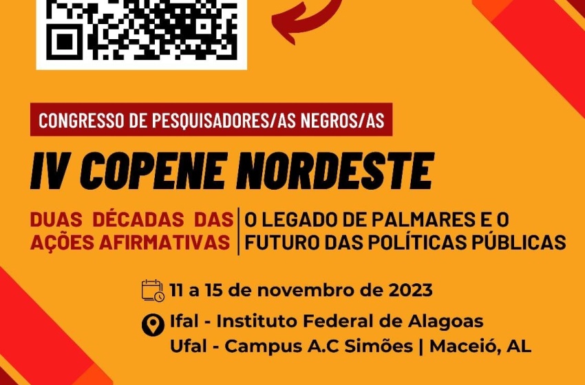 Profissionais da Educação podem se inscrever no 4º Congresso de Pesquisadores Negros do Nordeste