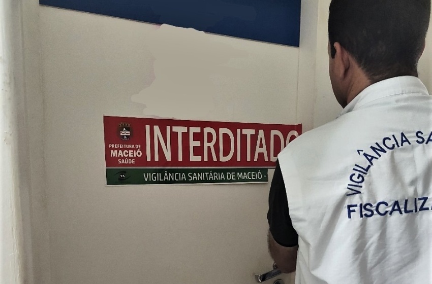 Vigilância Sanitária de Maceió interdita laboratório de análises clínicas no Prado