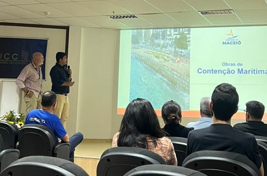 Seminfra apresenta obras de contenção marítima em simpósio de construção civil