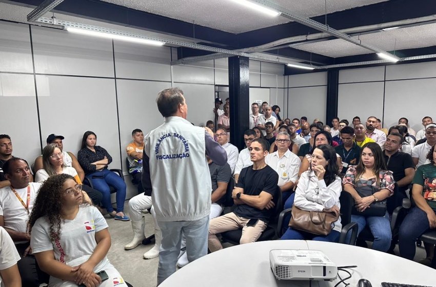 Vigilância Sanitária de Maceió capacita setor de fracionamento de alimentos de supermercados