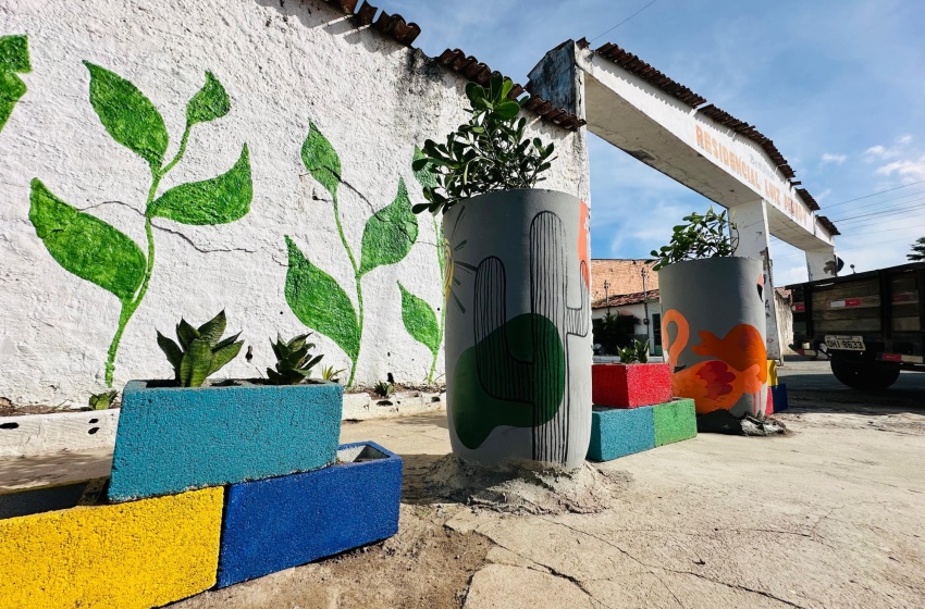 Autarquia de Limpeza Urbana transforma pontos de lixos em áreas de convívio