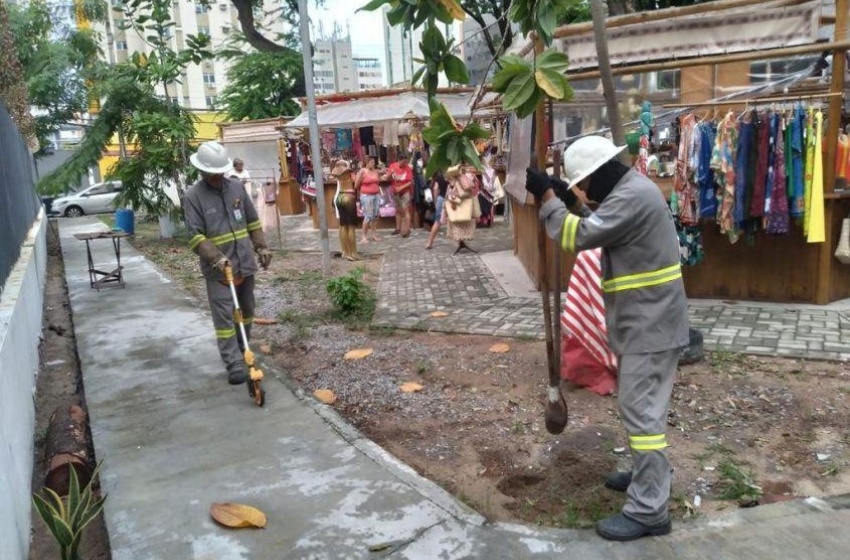 Praça Lions vai ganhar iluminação cênica com piso estrelado