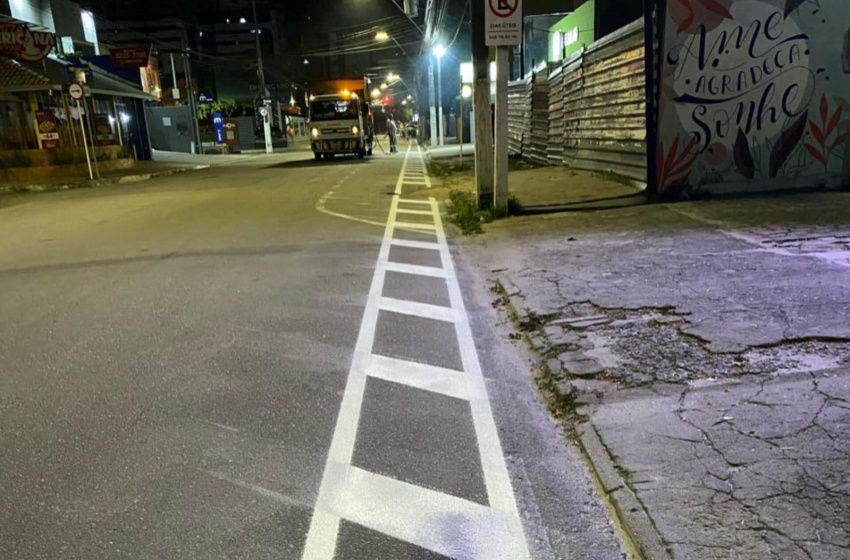 Após furtos de placas, órgão de trânsito implanta zebrado em rua na Jatiúca