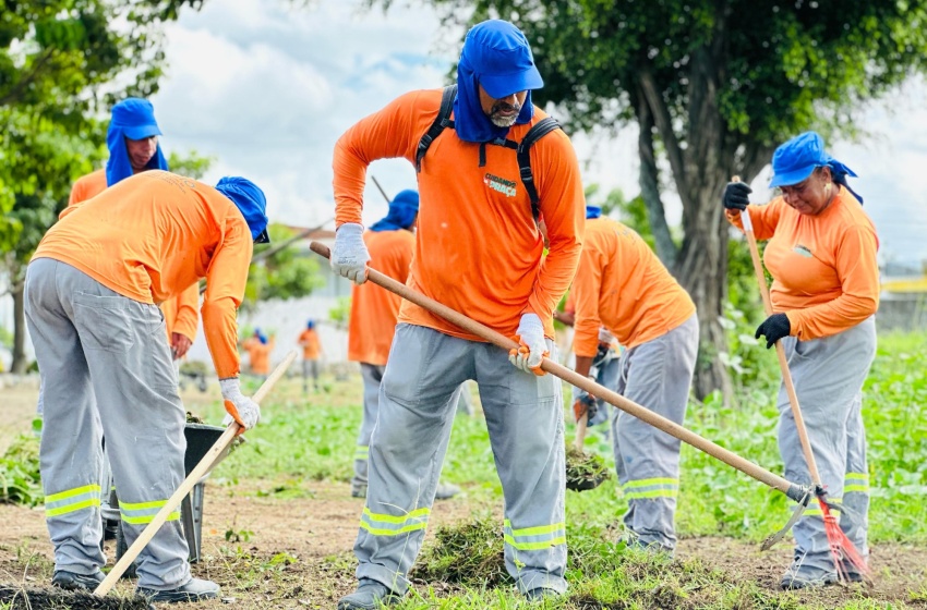 Programação do Projeto Cuidando das Praças atende a partes alta e baixa da capital