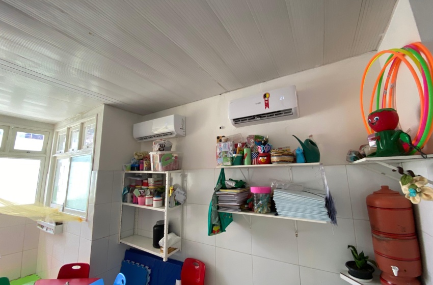 Obras de climatização em creche municipal no Jacintinho são finalizadas