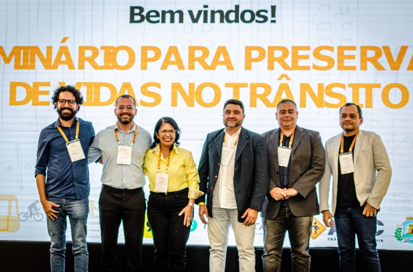 Diretor-presidente do DMTT, André Costa, palestra no III Seminário de Preservação de Vidas no Trânsito