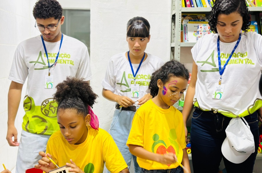 Crianças do Selma Bandeira participam de ações de educação ambiental