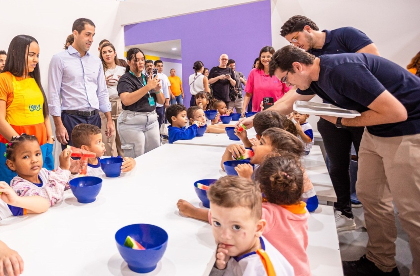 Deputado do Ceará visita Gigantinho no Antares e elogia modelo inovador de creche