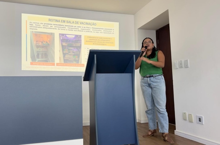 Saúde atualiza profissionais sobre diretrizes de vacinação