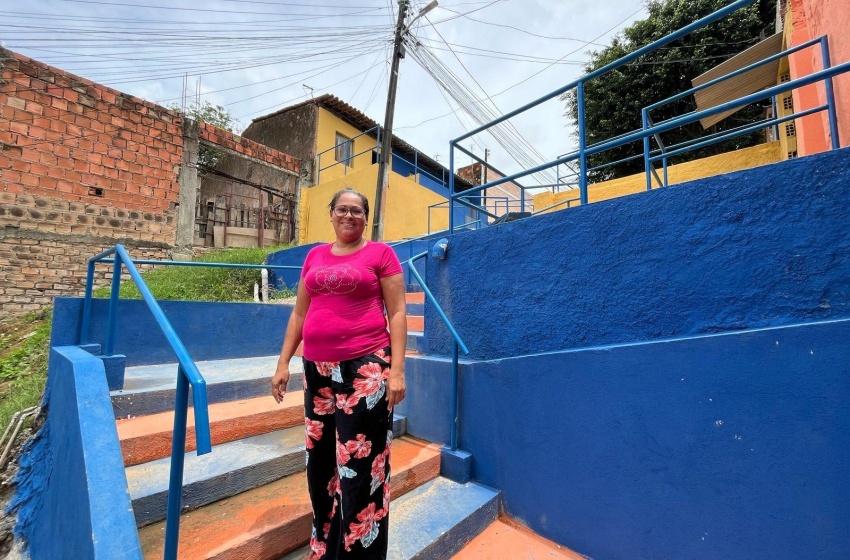 Moradores da Santa Amélia são beneficiados com obras de infraestrutura pelo Brota na Grota