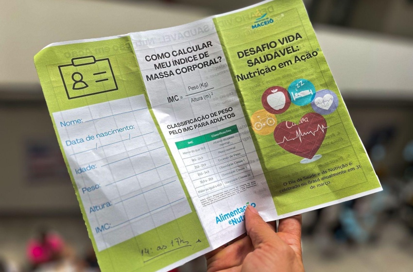 Dia da Saúde e da Nutrição é celebrado com ação no Maceió Shopping