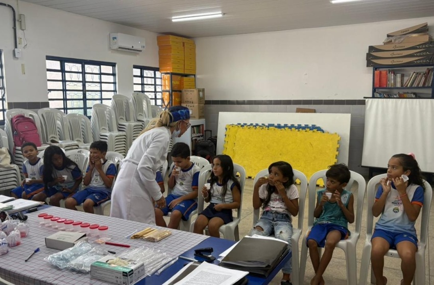 Parceria promove atendimento odontológico para alunos de escola municipal