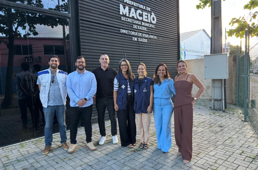 Comitiva da Vigilância em Saúde de João Pessoa (PB) faz visita técnica a Maceió