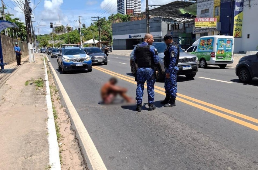 Guarda Civil Municipal resgata homem ferido com golpes de arma branca na Av. Gustavo Paiva