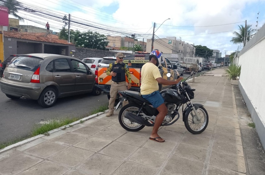 Fiscalização no Murilópolis flagra 20 motociclistas cometendo infrações