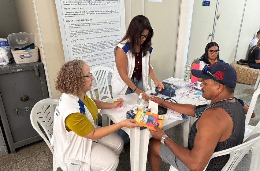 Cerest leva ação de saúde e segurança aos trabalhadores do Porto de Maceió
