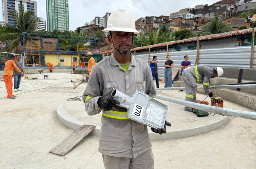 Prefeitura expande rede de iluminação em espaços públicos de Maceió