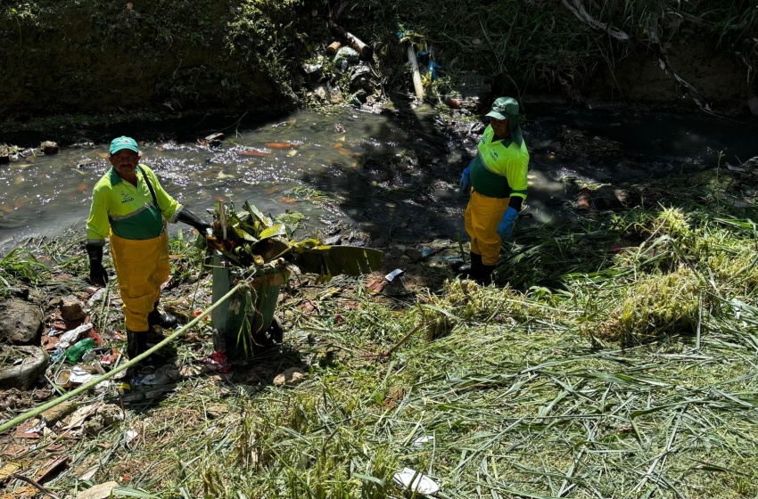 Alurb inicia mutirão de limpeza em grotas da capital nesta segunda-feira (1°)