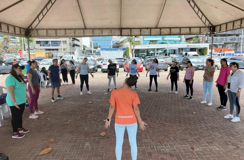 Saúde promove ação alusiva ao Dia do Nutricionista na orla marítima de Maceió