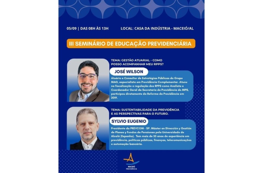 Seminário vai debater Educação Previdenciária na sexta (5)