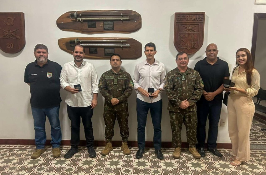 Semsc participa de reunião com o 59º Batalhão de Infantaria Motorizado do Exército Brasileiro