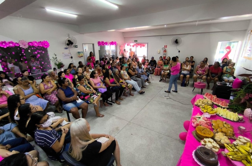 Outubro Rosa movimenta UBS Walter Moura Lima na Santa Amélia
