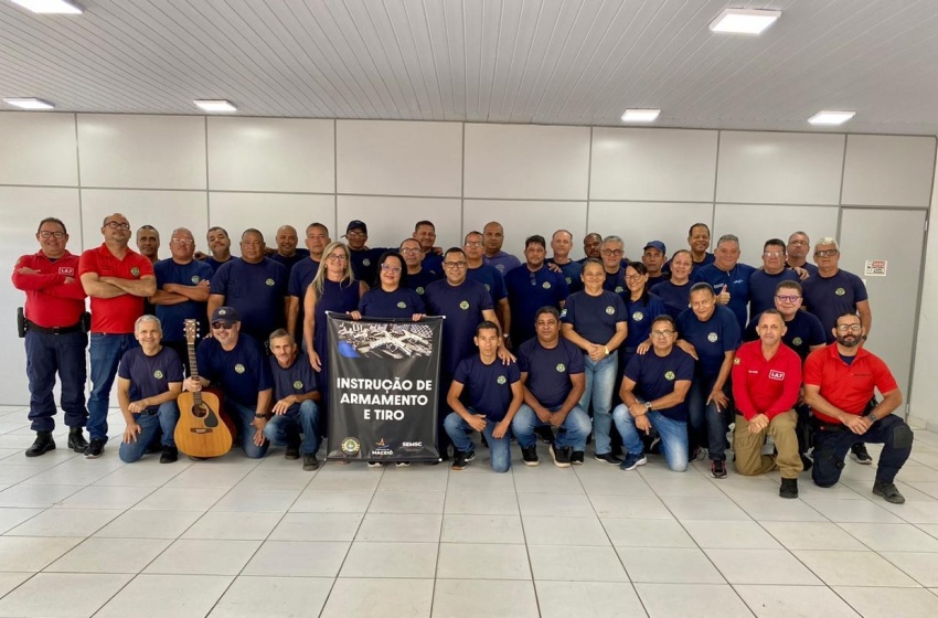 Guardas Civis de Maceió concluem Curso de Instrução de Armamento e Tiro
