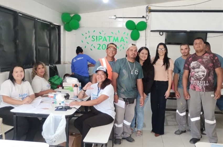 Secretaria leva serviços de saúde para trabalhadores do Aterro Sanitário de Maceió